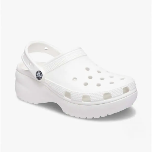 206750-100 CLASSIC PLATFORM Ladies Clogs White