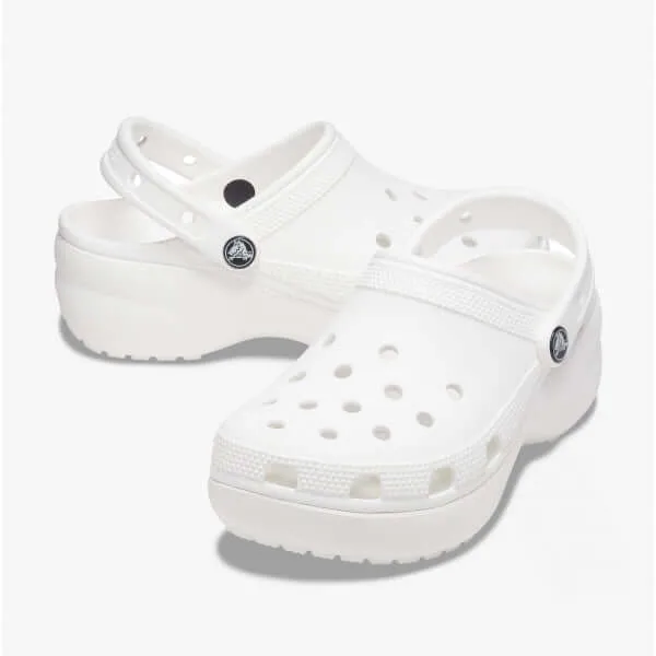 206750-100 CLASSIC PLATFORM Ladies Clogs White