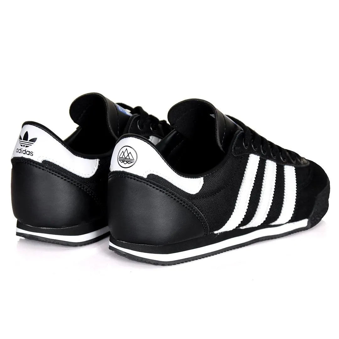 AD Samba OG 3 Stripes Low Sneakers- Black