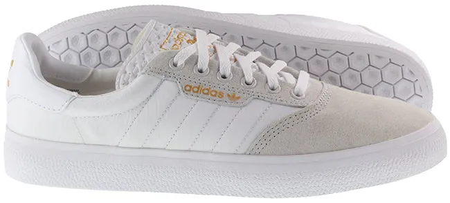 Adidas Mens 3MC Crystal White Gold Metallic