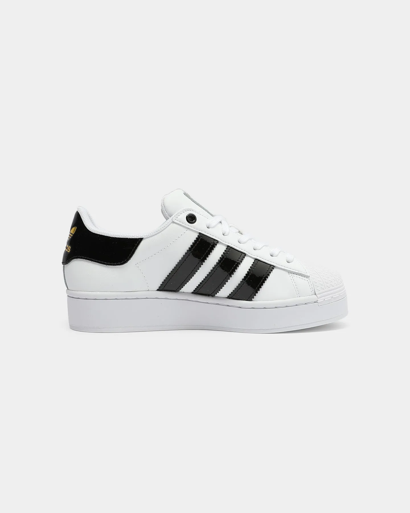 Adidas Women's Superstar Bold White/Black/Gold