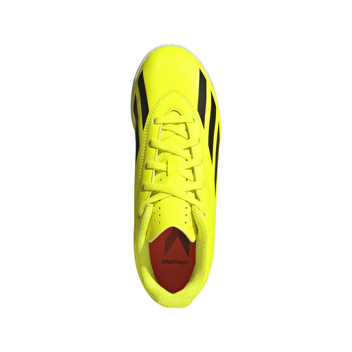 adidas X Crazyfast Club Indoor Junior Soccer Shoes IF0710 Yellow/Black/White