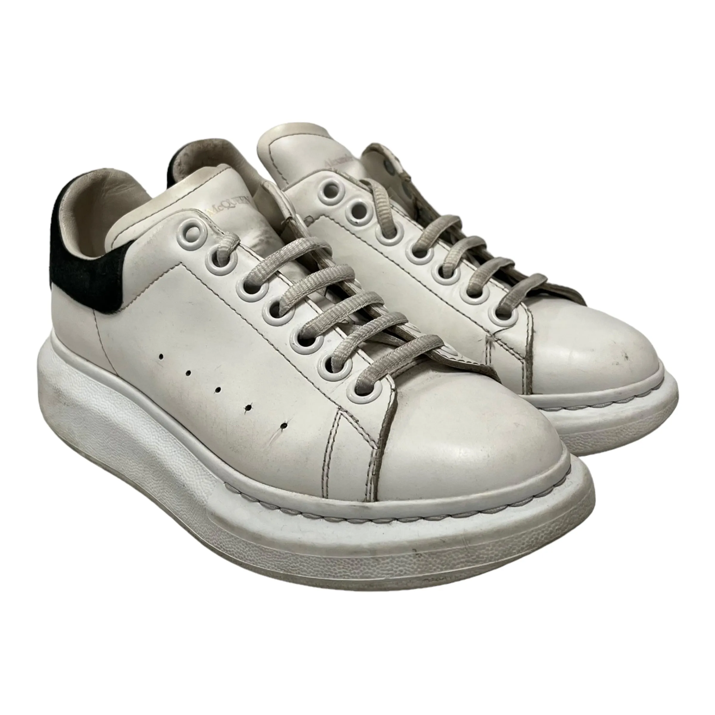 Alexander McQueen/Low-Sneakers/US 5/Leather/WHT/