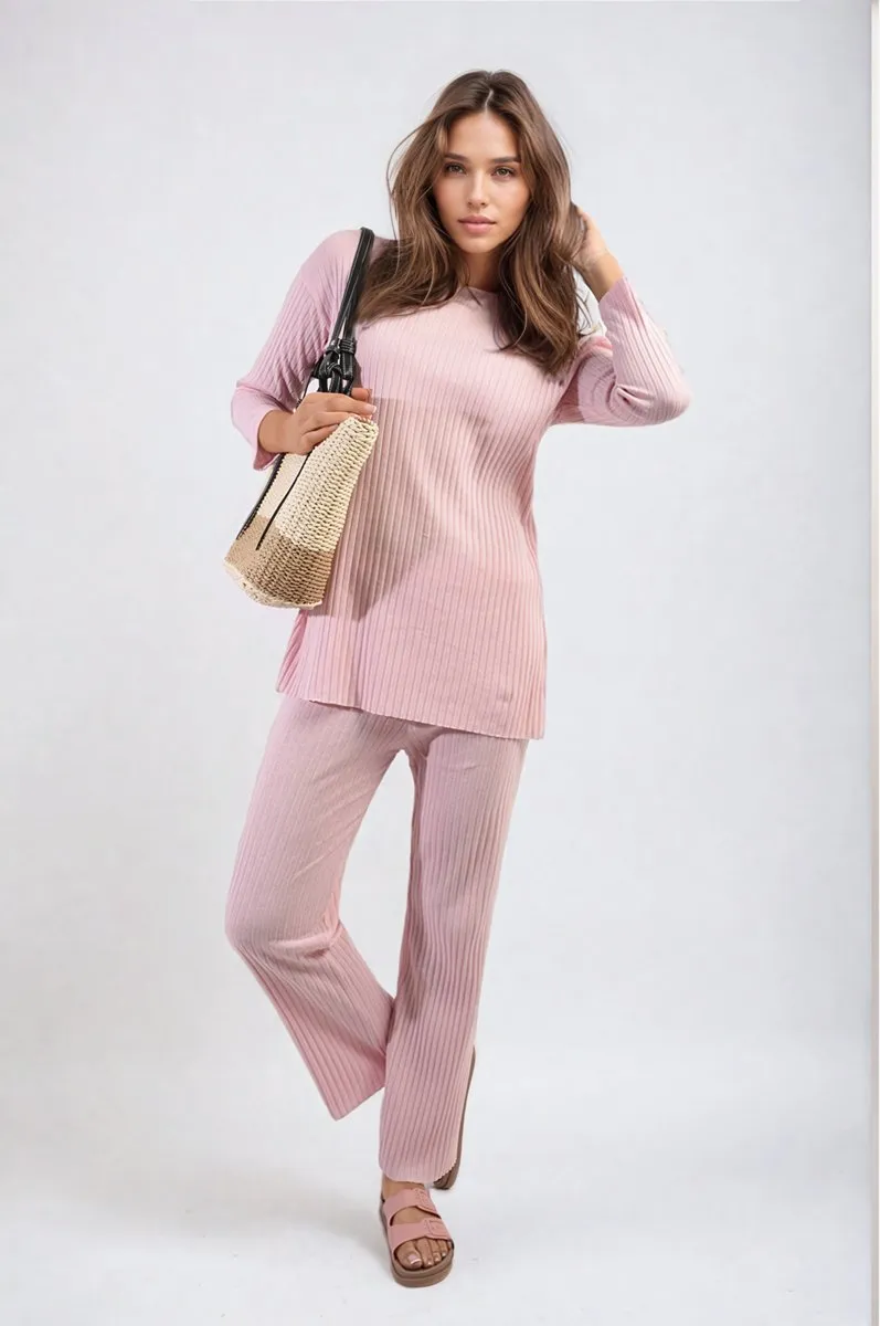 Annalise Knitted Top and Trouser Co-ord Set