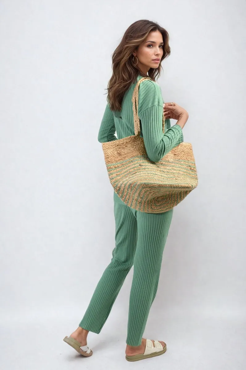 Annalise Knitted Top and Trouser Co-ord Set