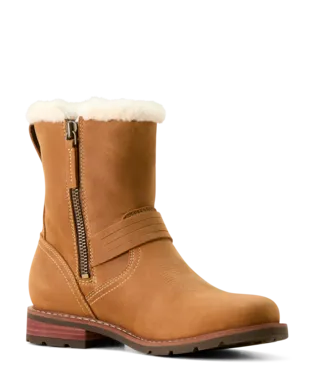 Ariat Ladies Savannah Sherpa Camel Tan Waterproof Boot-10053768