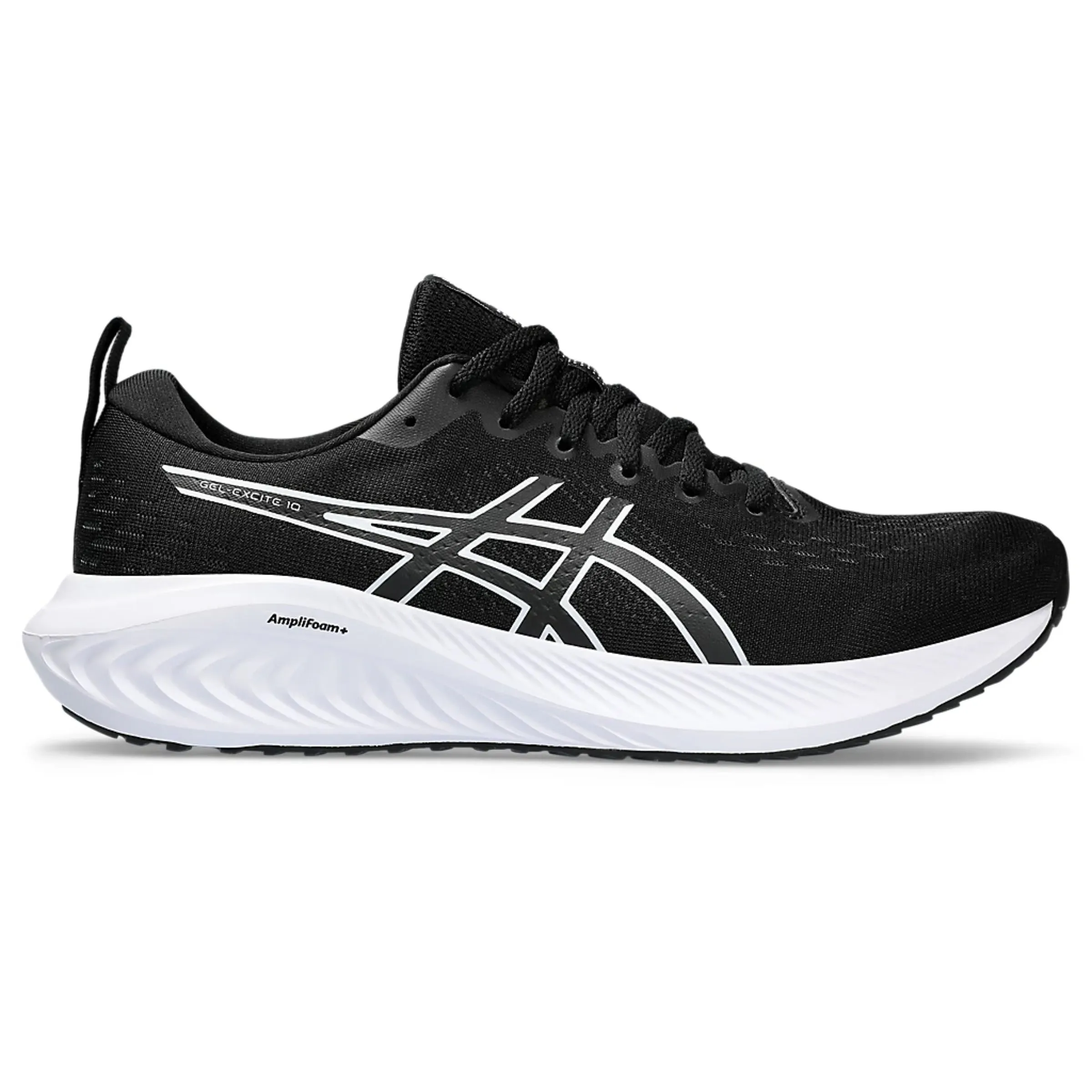 Asics GEL-EXCITE 10 Sports Running Shoes Black/White - 1011B600