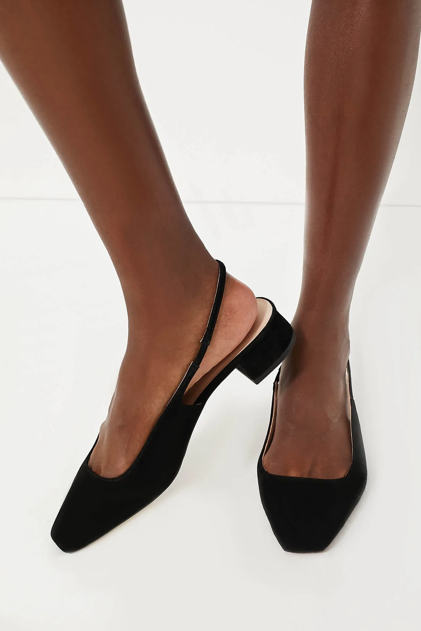 Black Suede Hollis Flats