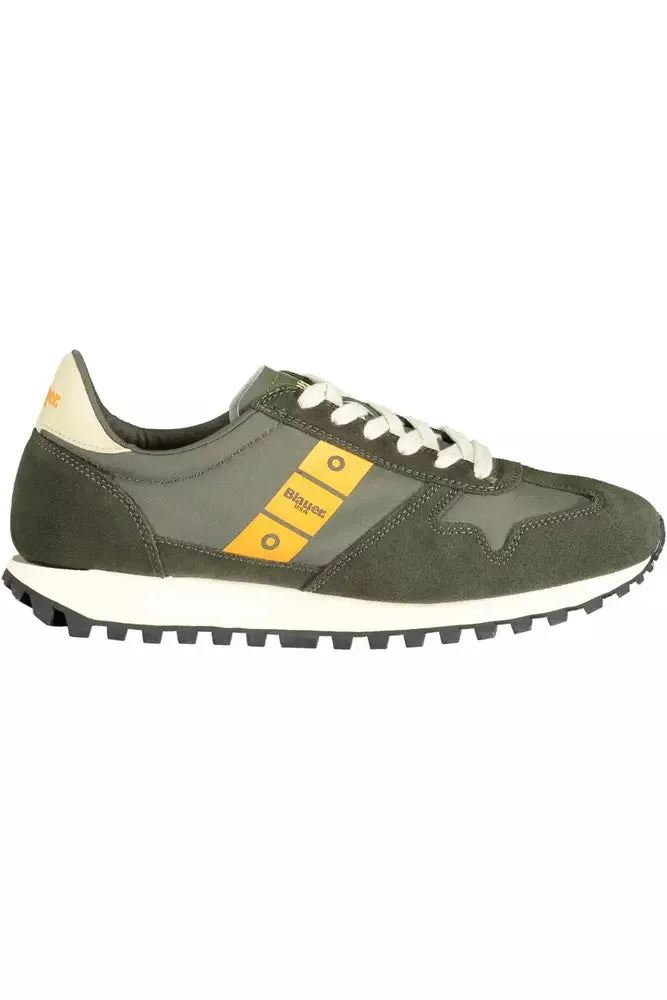 Blauer Green Polyester Men Sneaker