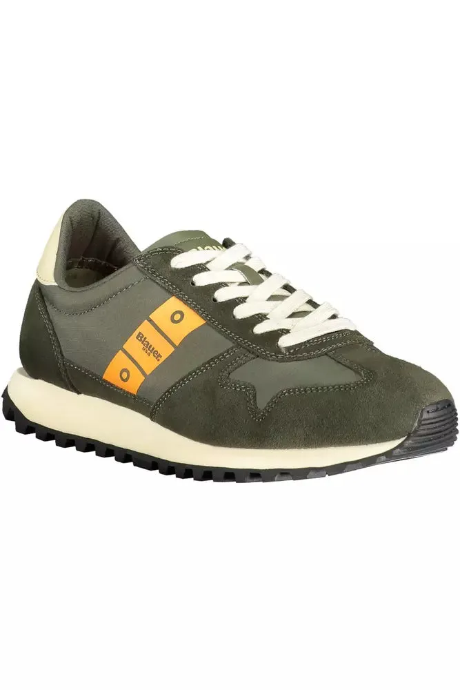 Blauer Green Polyester Men Sneaker