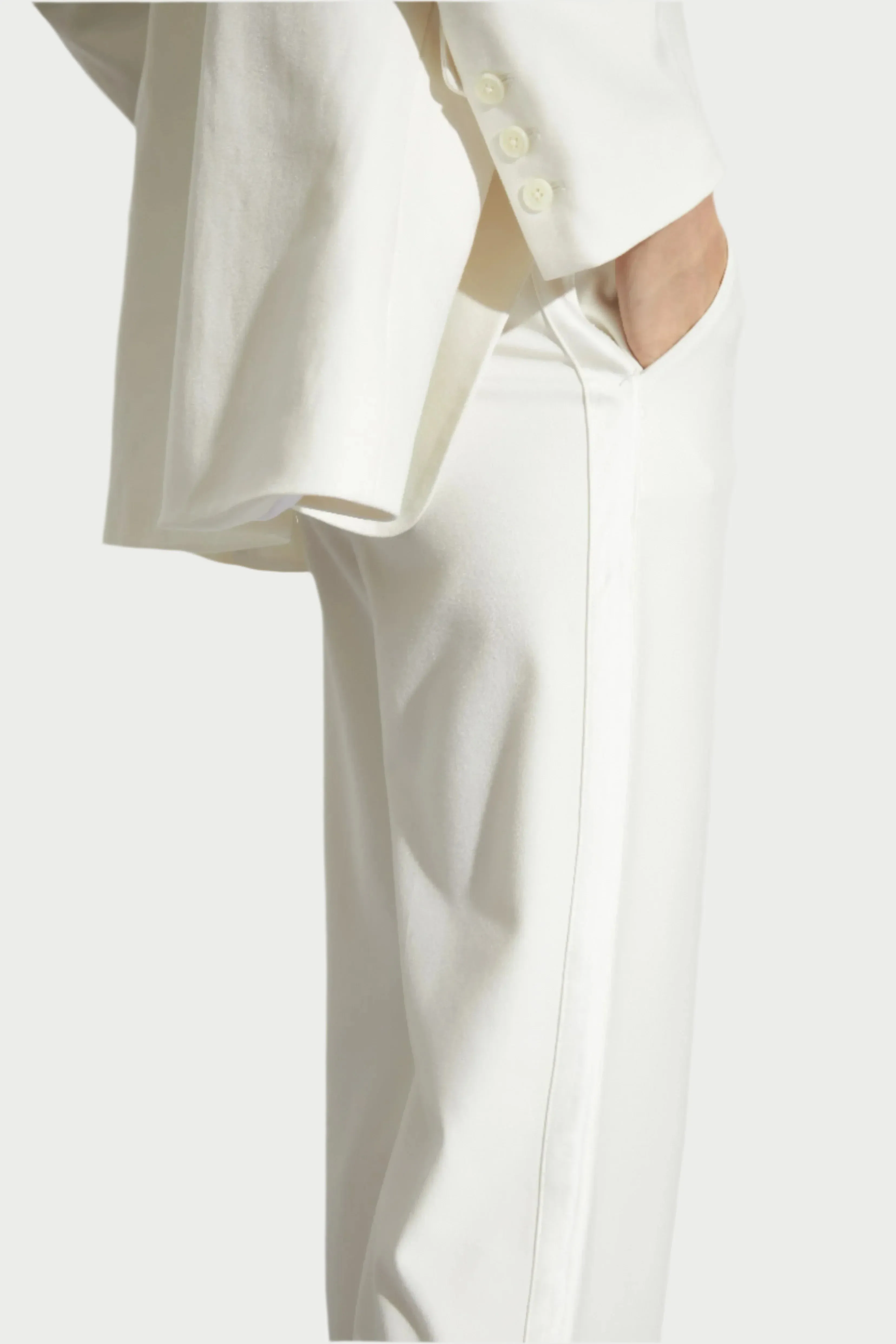 Cait Low-Rise Tuxedo Pants