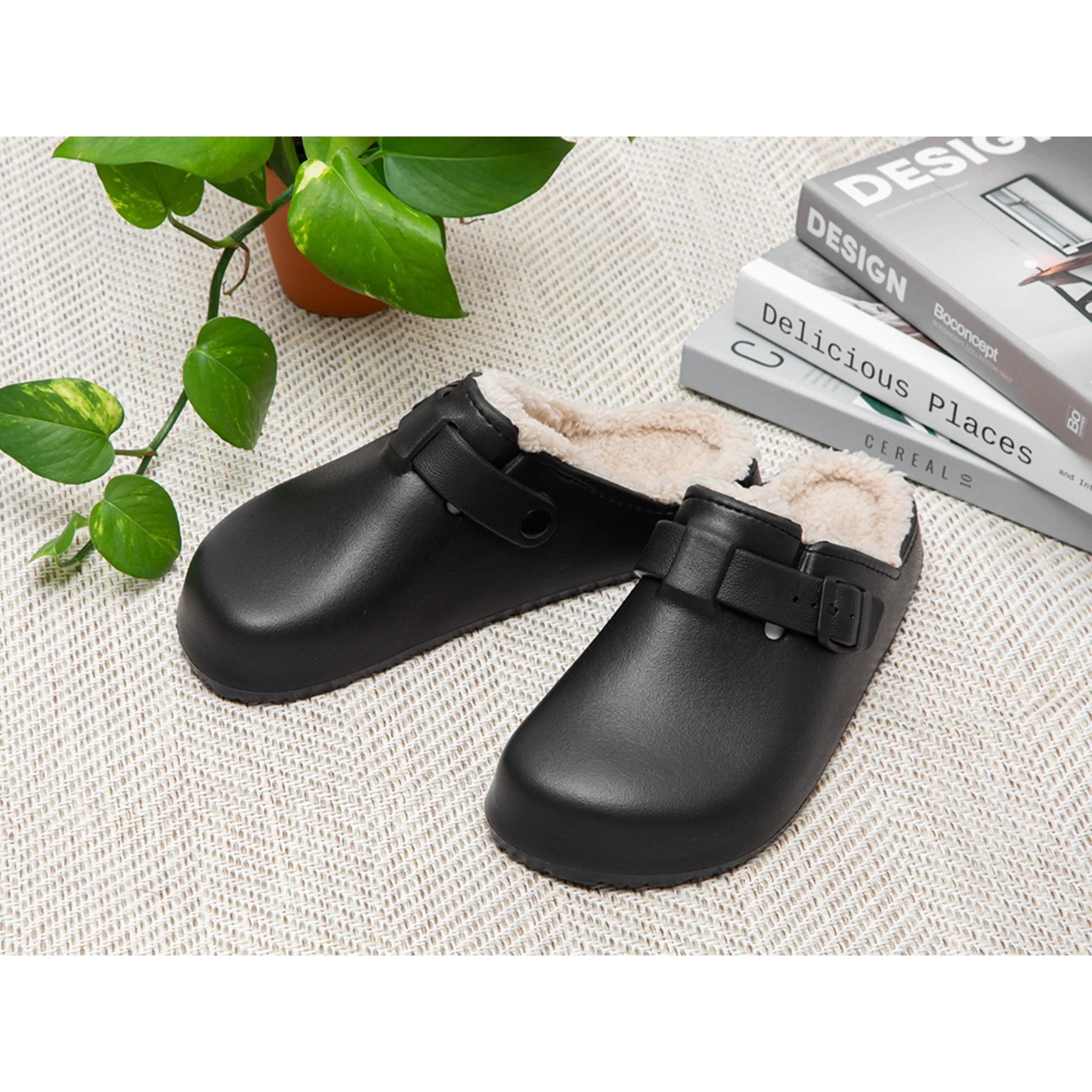 Carat Unisex Winter Warm Fur Slippers - Indoor Shoes - 🏆 #95 - Clothing/Accessories - Best of December