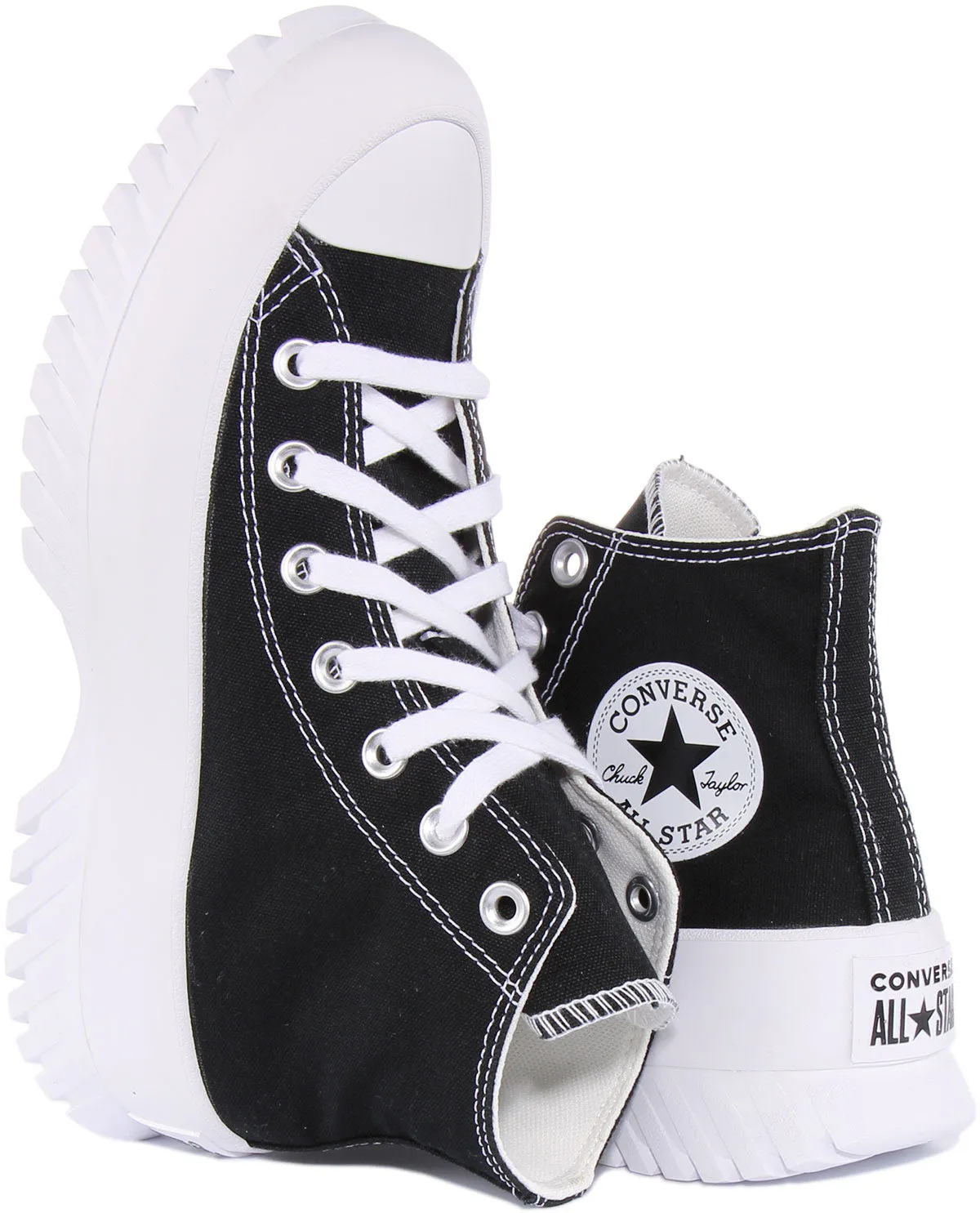 Converse Lugged 2.0 A00870C In Black White For Women