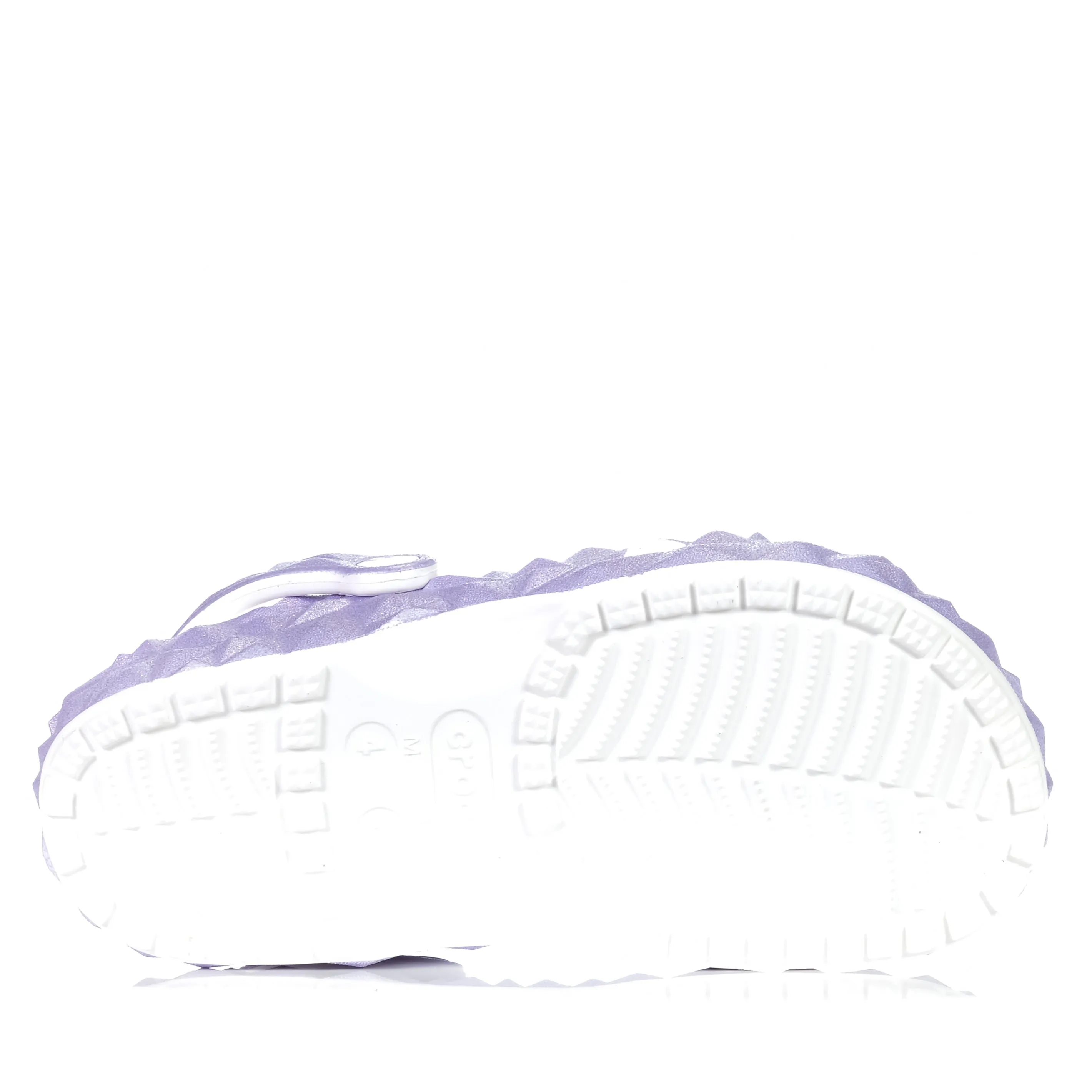 Crocs Classic Iridescent Geo Clog Purple/White