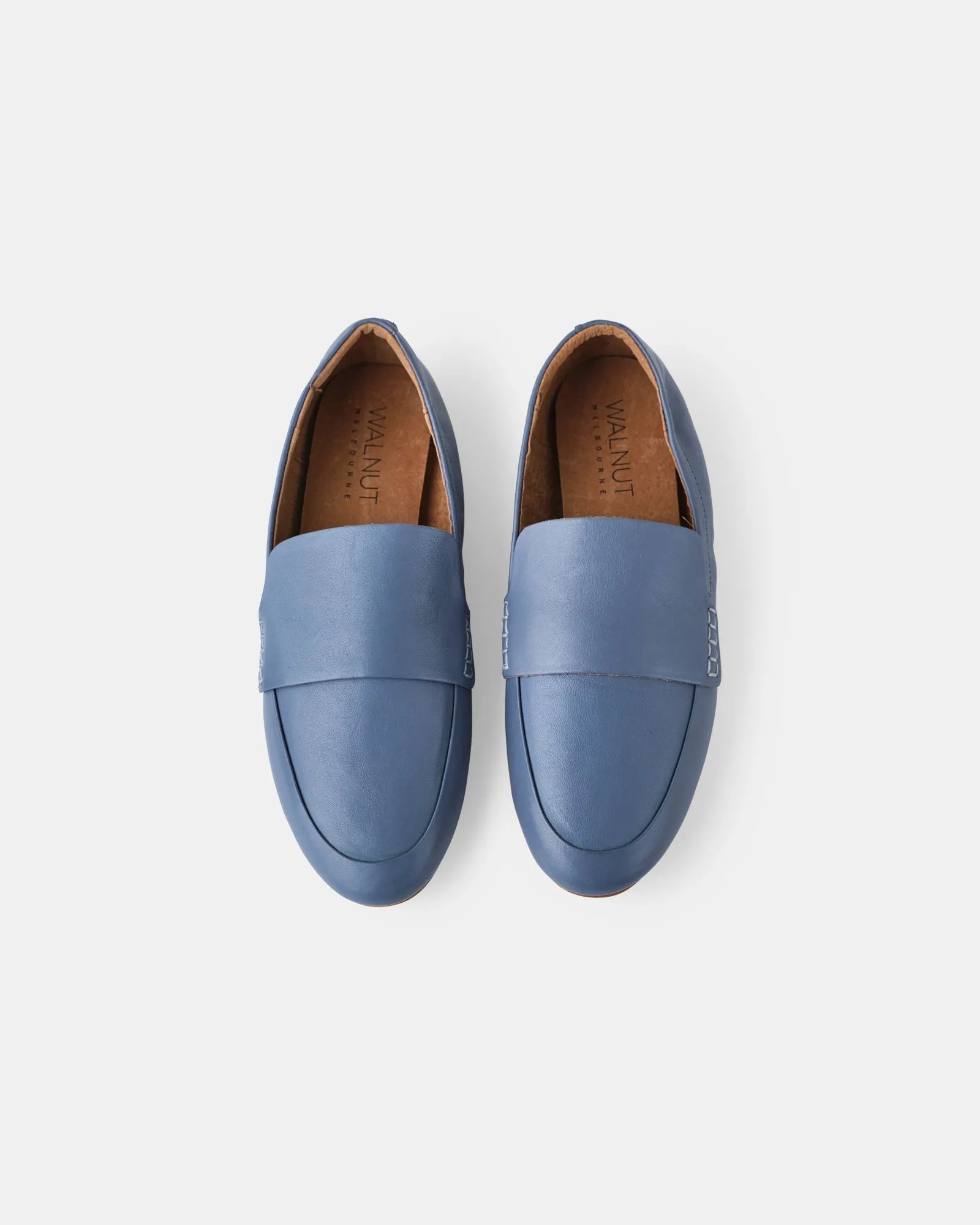 Dutch Leather Loafer - Denim