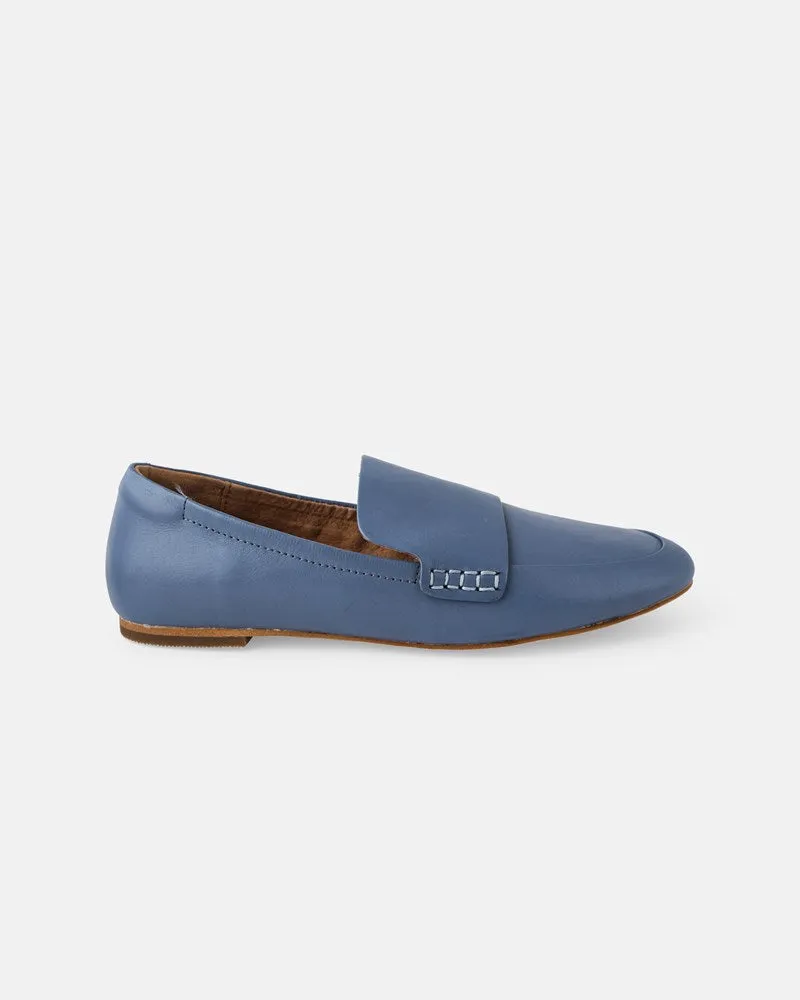 Dutch Leather Loafer - Denim