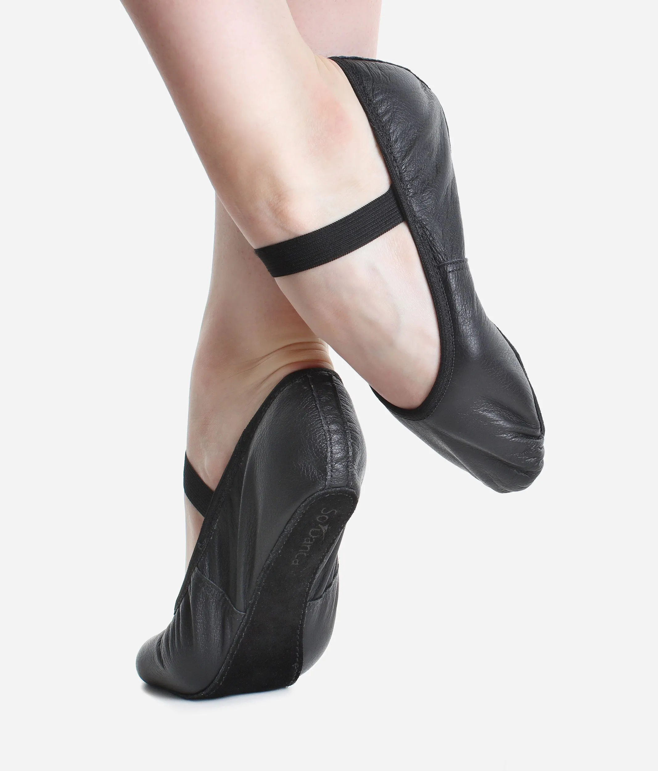 Full Sole Leather Ballet Shoes - SD69 L