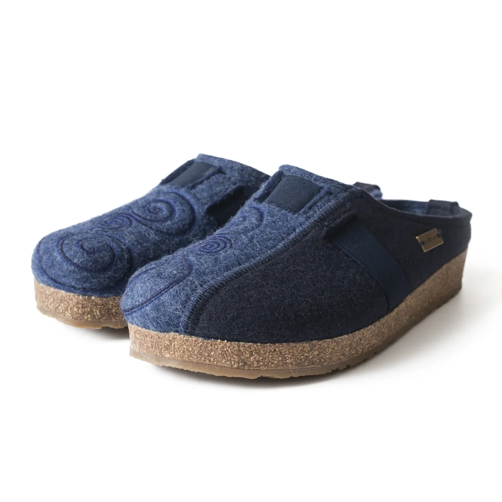 Haflinger Magic Clog (Women) - Navy/Denim