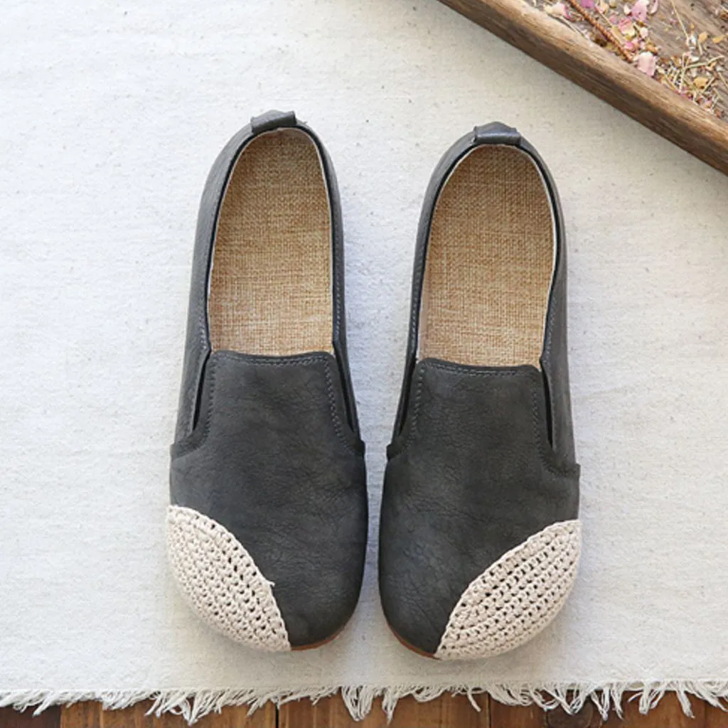 Handmade Comfortable Cotton Hemp Flats