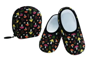 Hippie Mushroom Snoozies Skinnies Travel Slipper