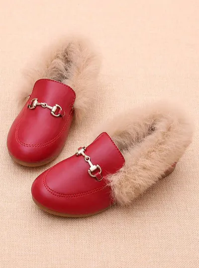 It's A Faux Thing Furry Loafers