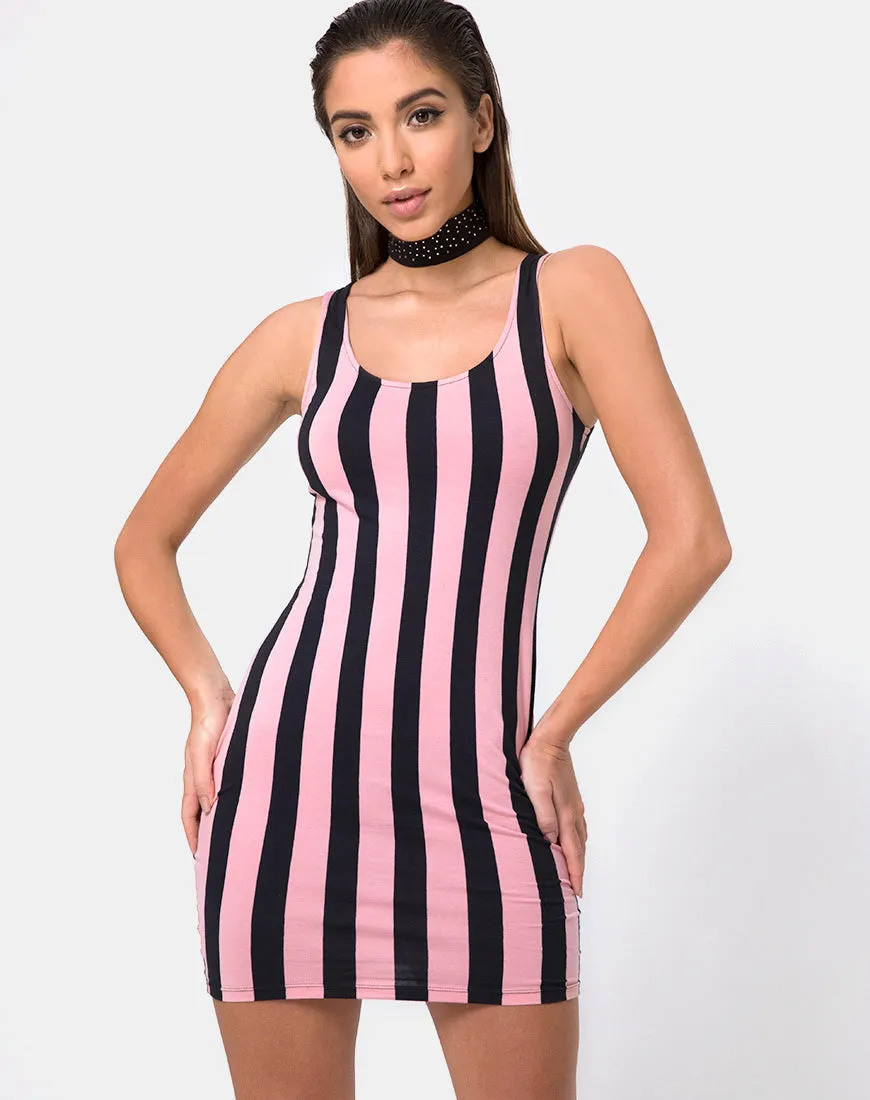 Katia Dress in Campbell Stripe