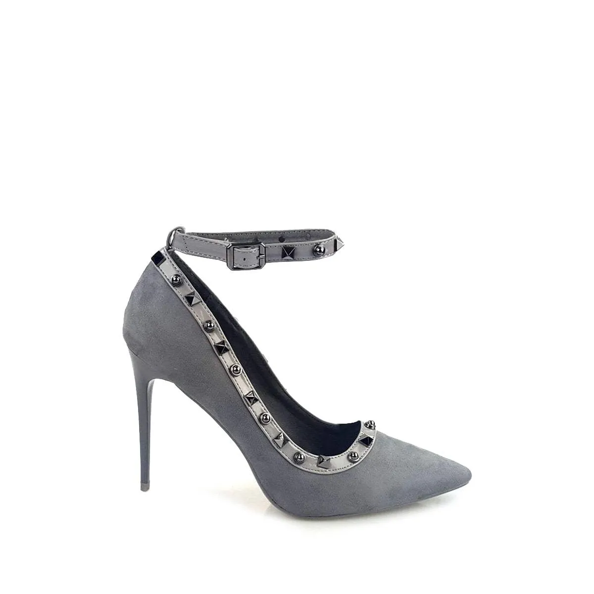 Katrin Court Shoe With Stud Trim