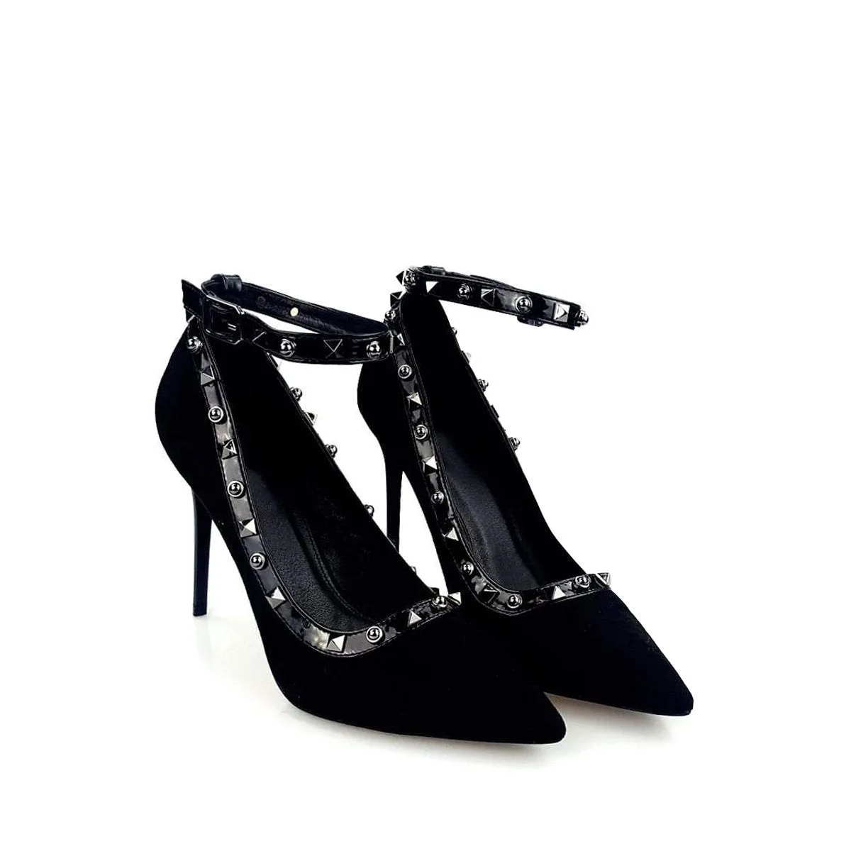 Katrin Court Shoe With Stud Trim