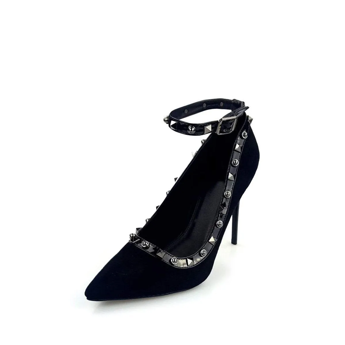 Katrin Court Shoe With Stud Trim