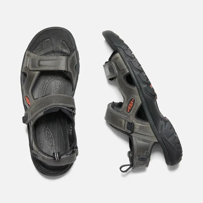 Keen Targhee III Open Toe Sandal Grey Black Men's