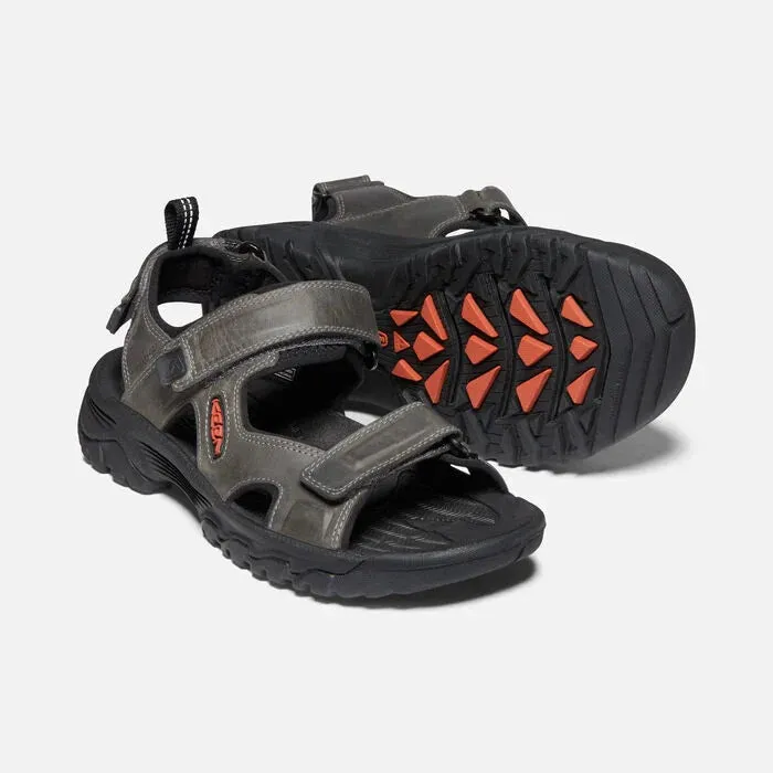 Keen Targhee III Open Toe Sandal Grey Black Men's