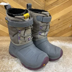 Keen Waterproof Winter Boots: Grey -children-13Y