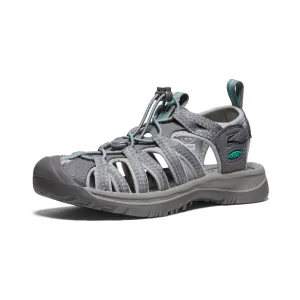 Keen Whisper Medium Grey Peacock Green Women's Sandal