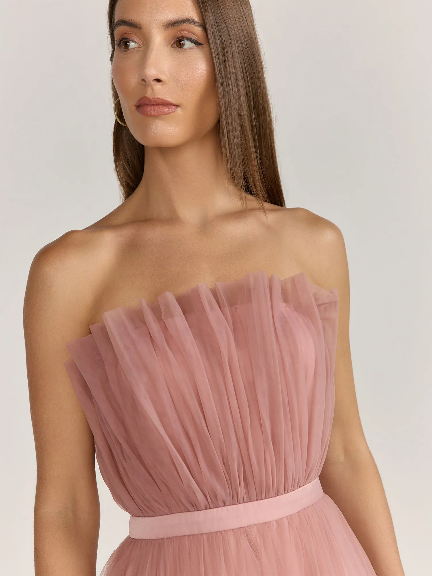 Lena Sleeveless Pleated Tulle Dress - Brands We Love