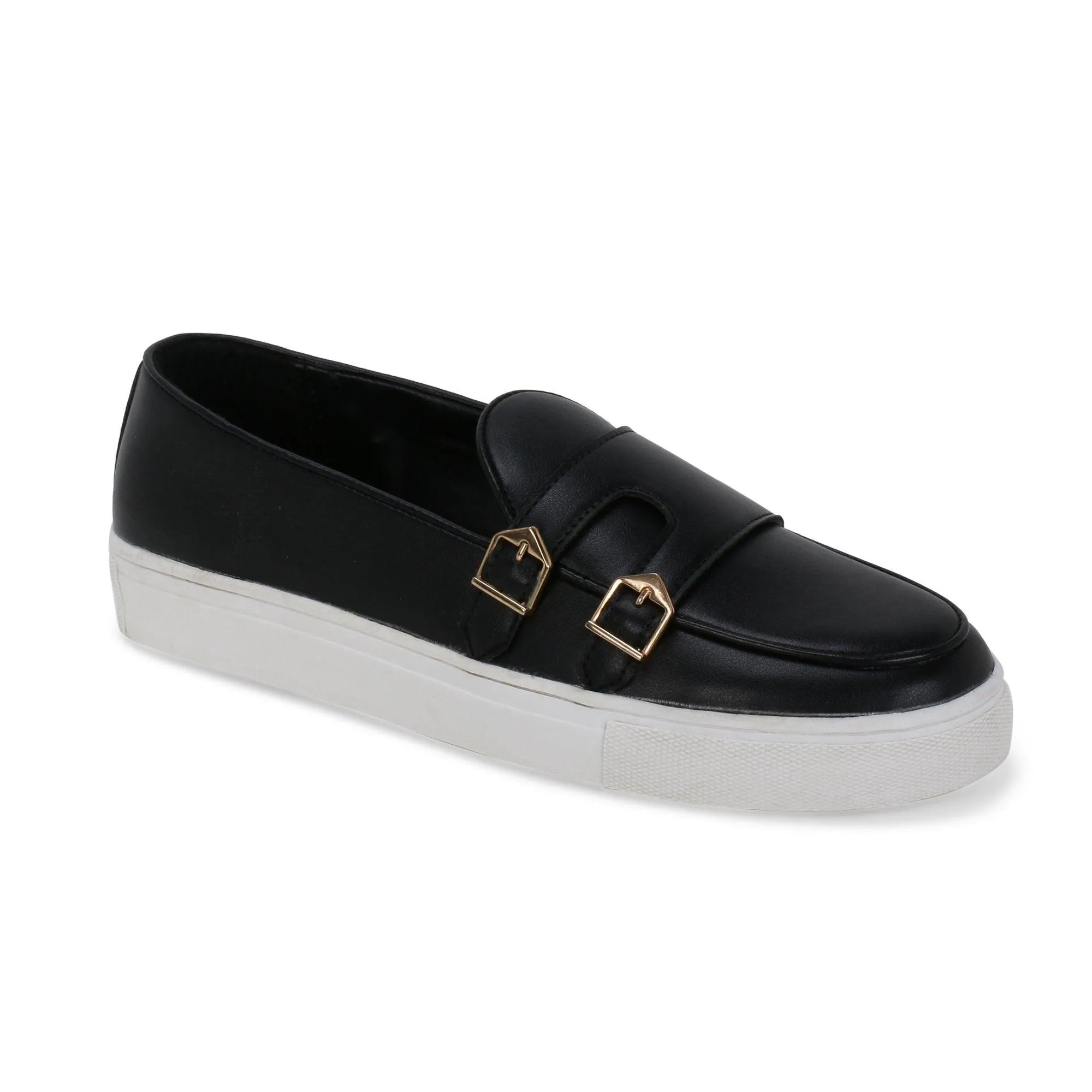 Madison Black Double Monk Classic Sneaker