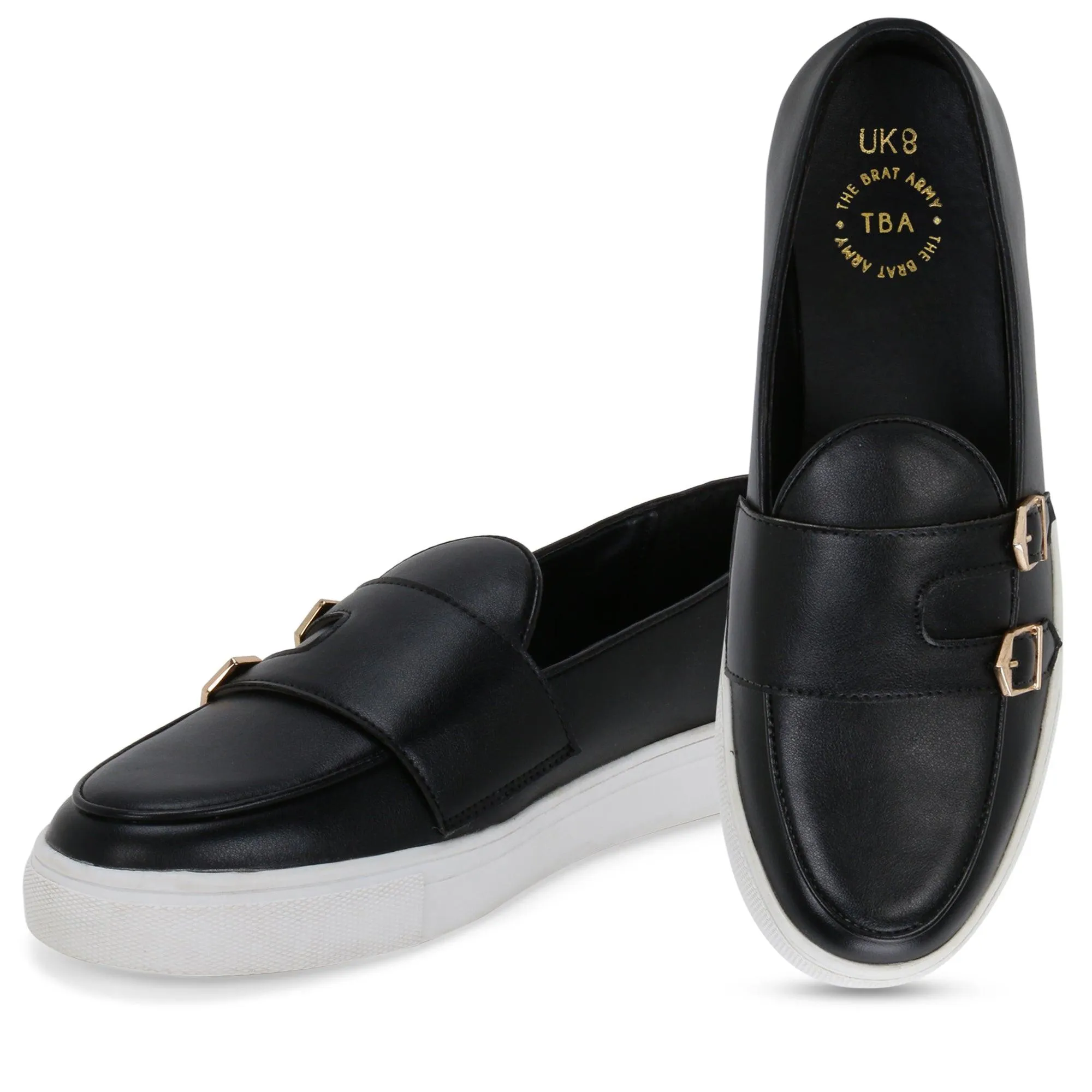 Madison Black Double Monk Classic Sneaker