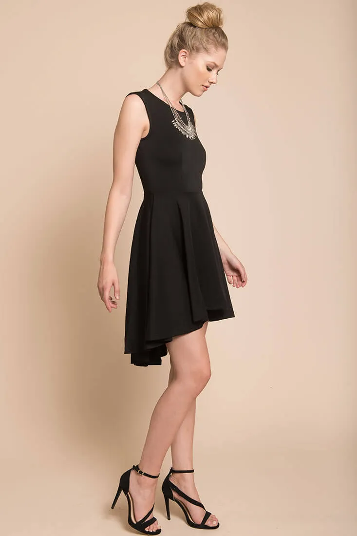 Maya Closed Back Dress Black