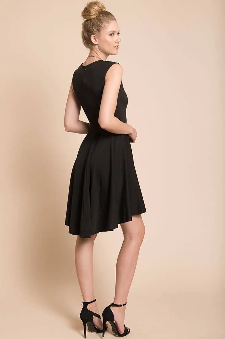 Maya Closed Back Dress Black