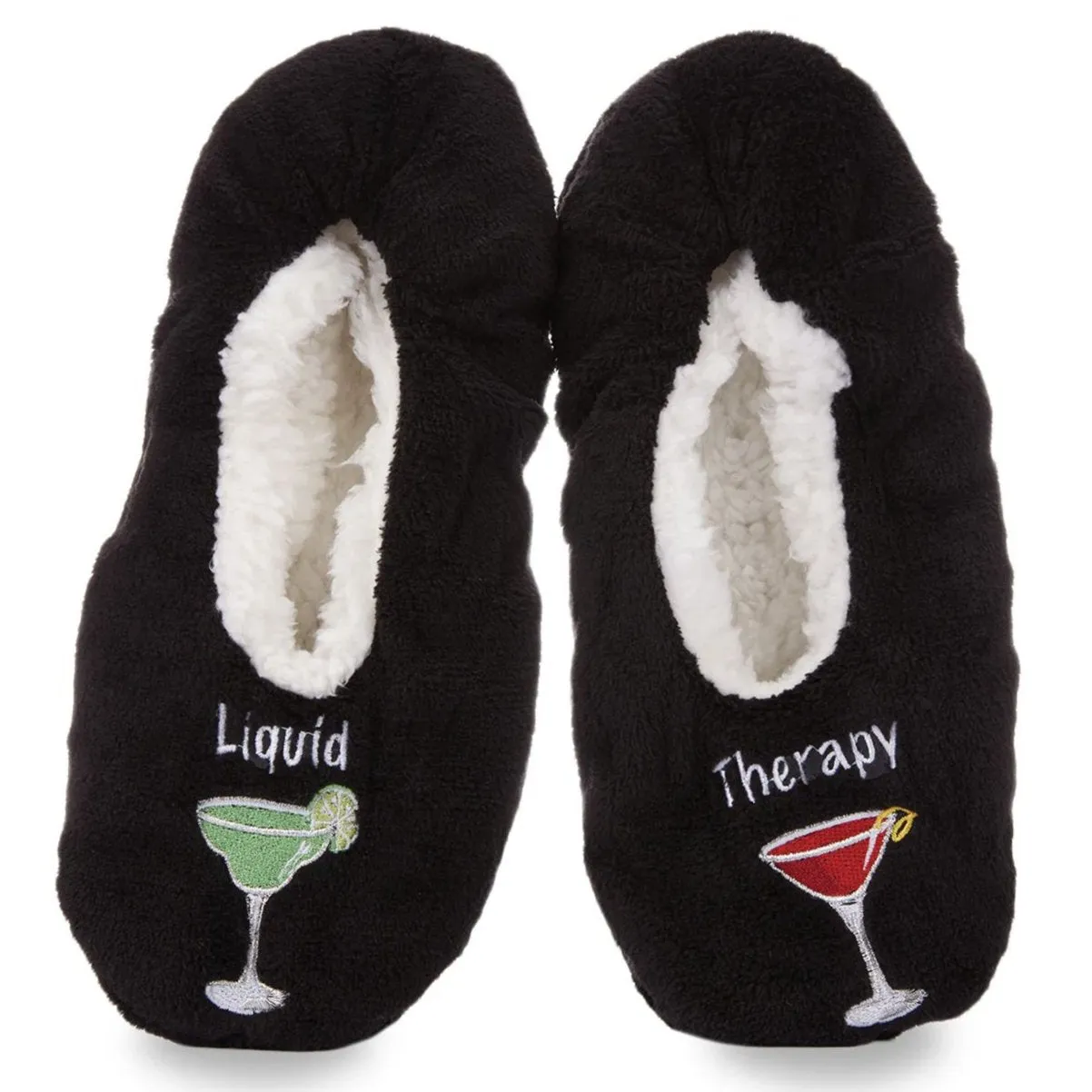 MeMoi Liquid Therapy Sherpa-Lined Slippers