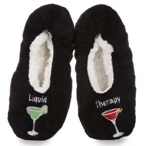 MeMoi Liquid Therapy Sherpa-Lined Slippers