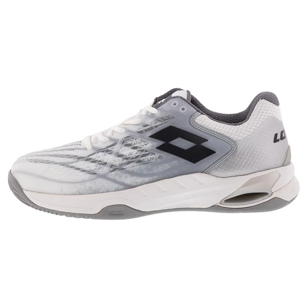 Men's Mirage 100 Clay Tennis Shoes All White and Asphalt