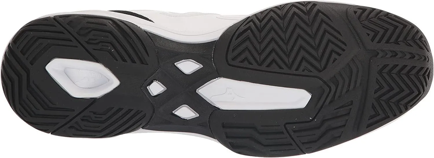 Mizuno Men's Wave Exceed Light AC Tennis Shoes - White/ Black