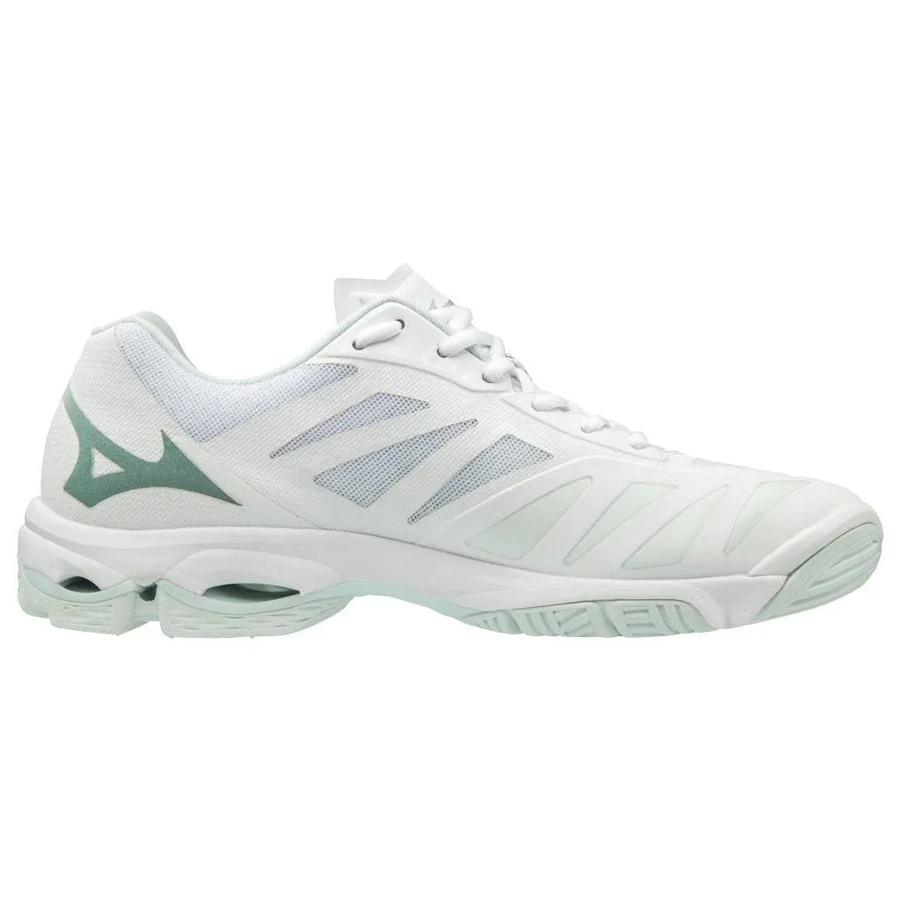 Mizuno Wave Lightning Z5 White Womens Indoor Court Shoes