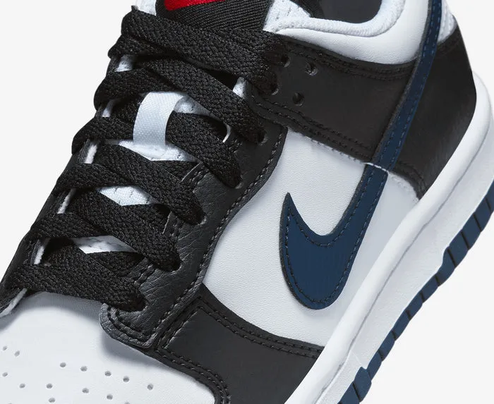 Nike Dunk Low Black White Midnight Navy Sale