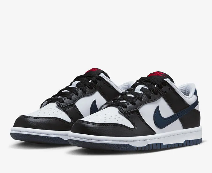 Nike Dunk Low Black White Midnight Navy Sale