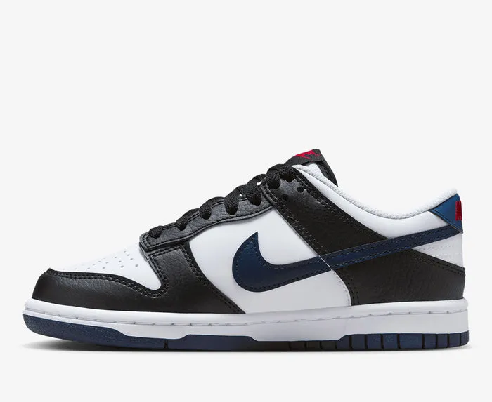 Nike Dunk Low Black White Midnight Navy Sale