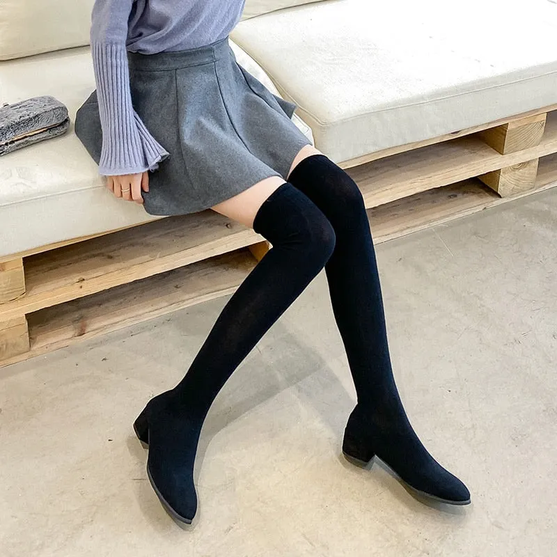 Oh So Cozy Over The Knee Boot