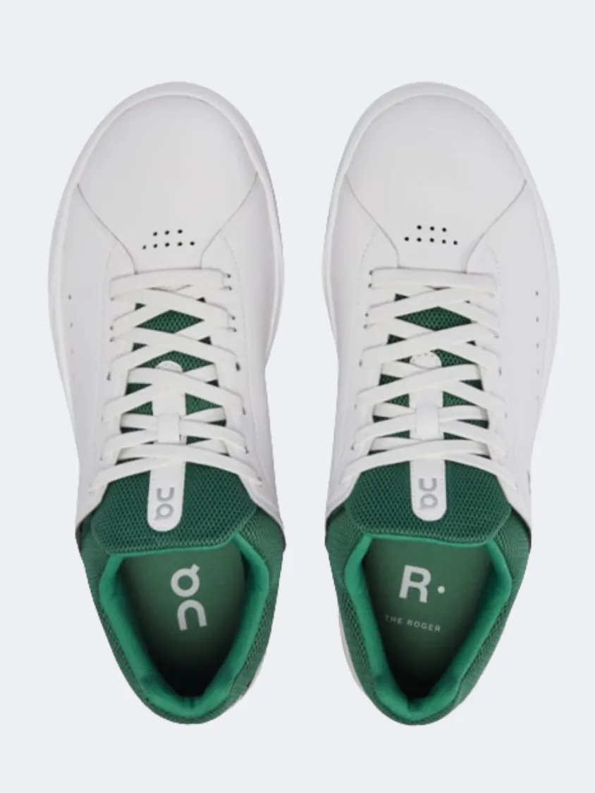 On The Roger Advantage 1 Men Lifestyle Shoes White/Green