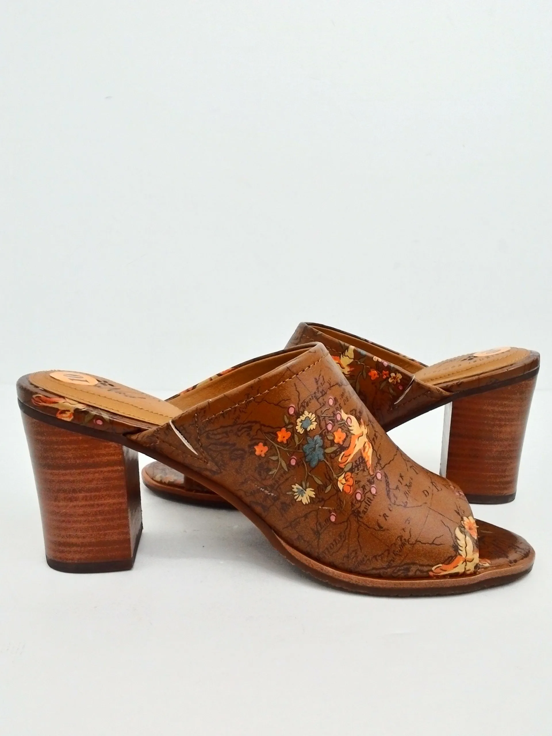 Patricia Nash Women's Brown Mules Size 10 M