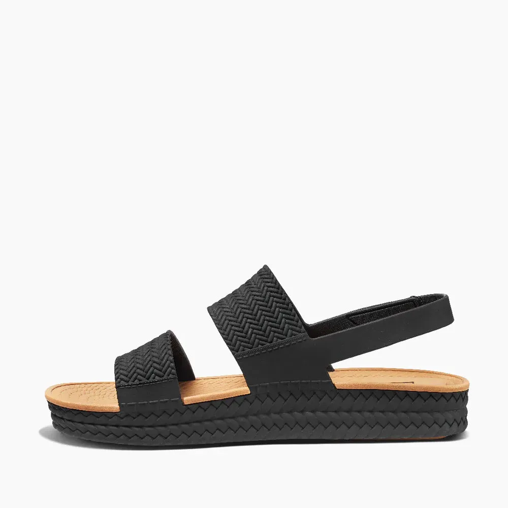 Reef Womens Water Vista - Black/Tan